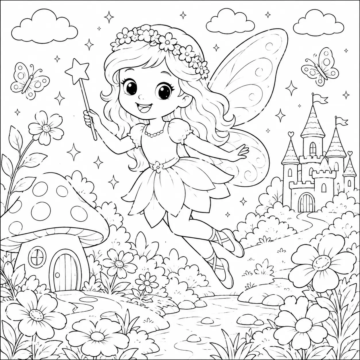 100+ Cute Printable Coloring Pages for Kids Ages 3–8 - Image 3